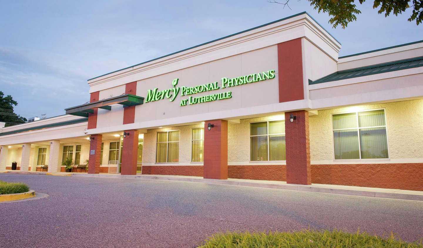 Lutherville Exterior - Evening/Night